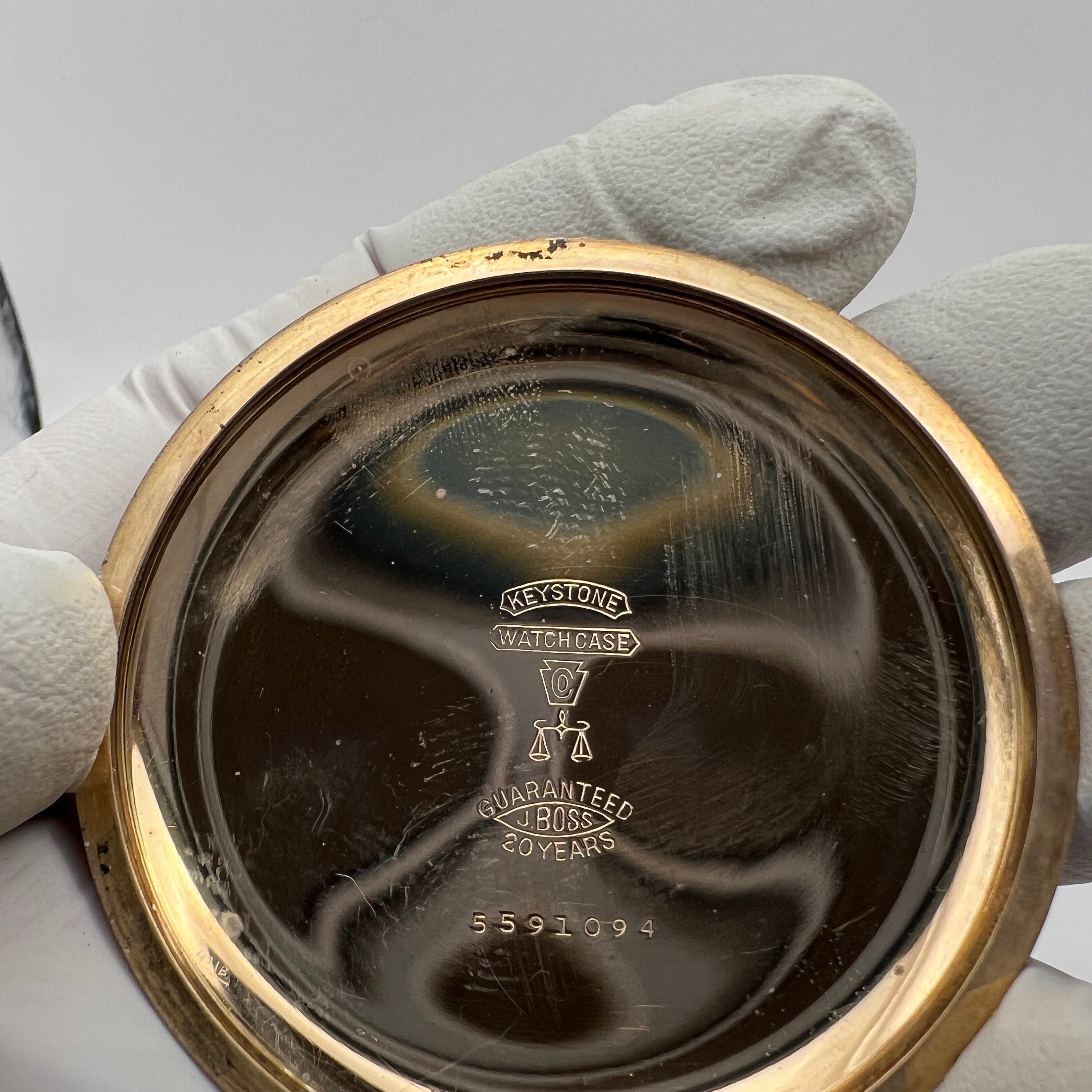 C. 1905 Victorian Era Fine Hamilton Pocket Watch. Gold Filled, 21