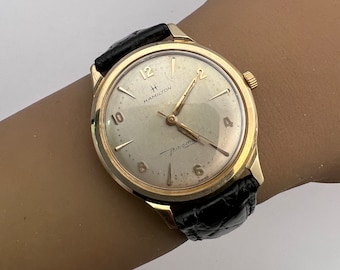 c. 1965 10k Gold Filled Collectible Mid-Century Hamilton Thin-o-Matic Automatic Watch. Included is a Free 400 Dollar Service & Restoration