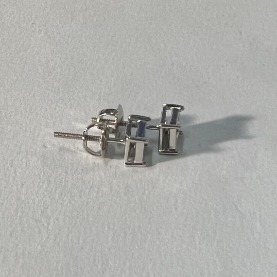 c. 2000 14k Gold & Diamond Invisibly Set Princess… - image 6