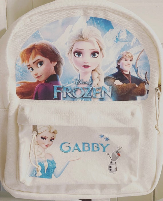 Personalized frozen backpack hotsell