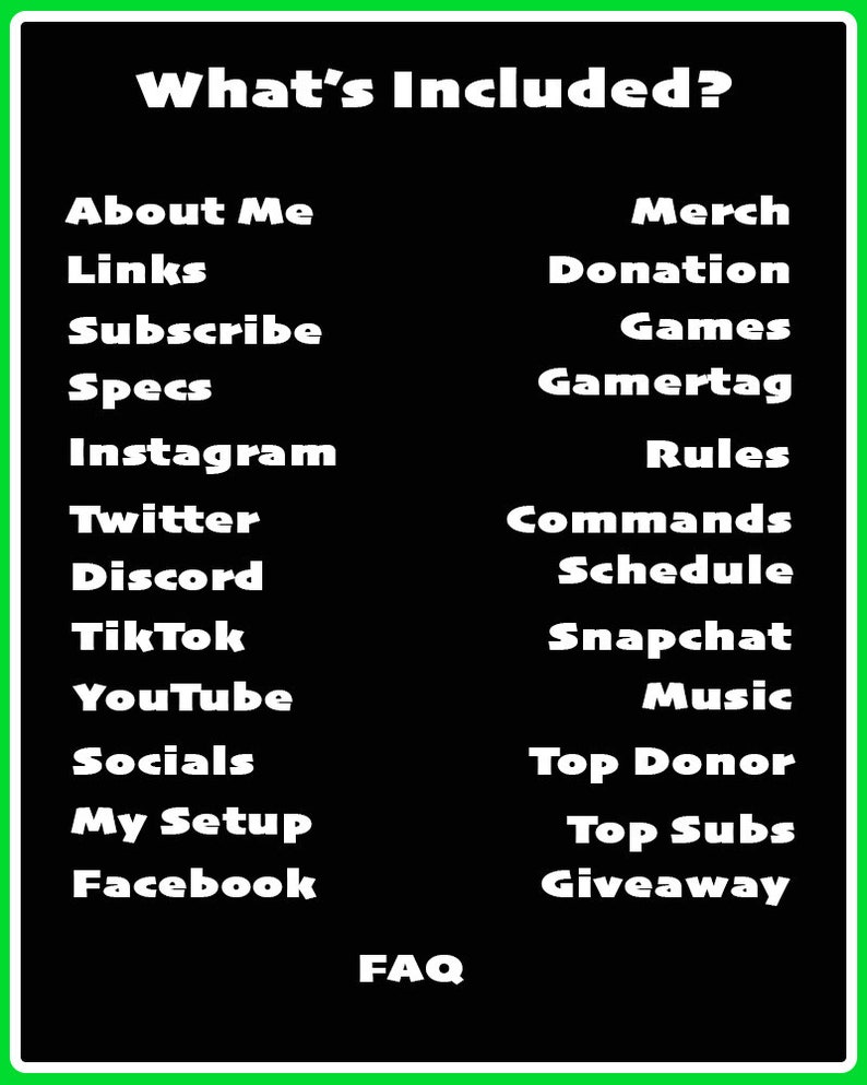 St. Patrick's Themed Twitch Panels Pack Twitch Streaming Starter Pack ...
