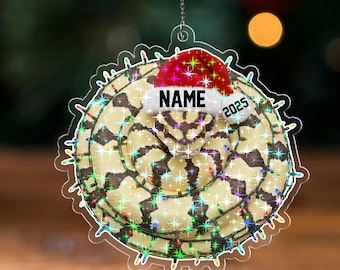 Personalized Ball Python Ornament 2025,Snake Christmas Ornament, Reptile Lover Gift, Exotic Pet Ornament,Snake Owner Holiday Decor G5PS05-03