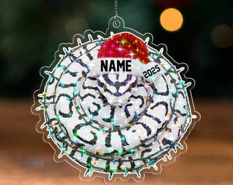 Personalized Ball Python Ornament 2025,Snake Christmas Ornament, Reptile Lover Gift, Exotic Pet Ornament, Snake Owner Holiday Decor G5PS05-1
