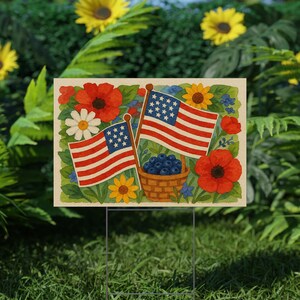 4th of July Independence Day House Flag, American Independence, 4th July Yard Decor, USA Porch Flag, Independence Day House Decor JCNO12