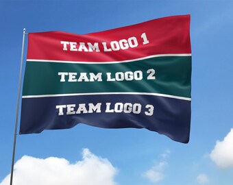 Custom House Divided Flag, House Divided Baseball, Basketball Team Flag, American Football Flag, Personalized Gifts for Him D2O103