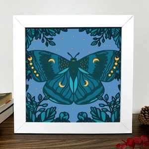 Butterfly Shadow Box 3D Svg ,Butterfly 3D Svg ,Butterfly 3D Box Svg ,Butterfly Light Box Svg ,Layered Cardstock Art, Shadow Box Template