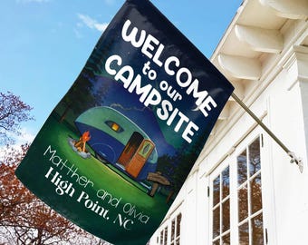 You And Me And The Dog Grass - Gift For Camping Lovers - Personalized – Wander Prints