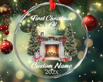 Personalised New Home Ornament 2025, Our First Christmas New Home Bauble, First Christmas in Our New Home Ornament, New Home Decor NGXP13