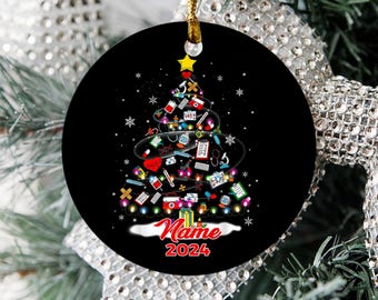 Nurse Ornament Nurse Gift Custom Nurse Christmas Ornament Nursing Christmas Gift Personalized Nurse Christmas Ornament CZJN22