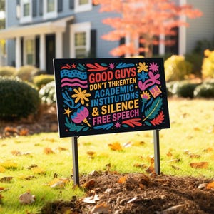 Anti Fascism Sign, Resist Flag, Civil Rights Sign, Progressive Activist Yard Decor, Flag Human Rights, Woke Liberal Lawn Banner C1II18