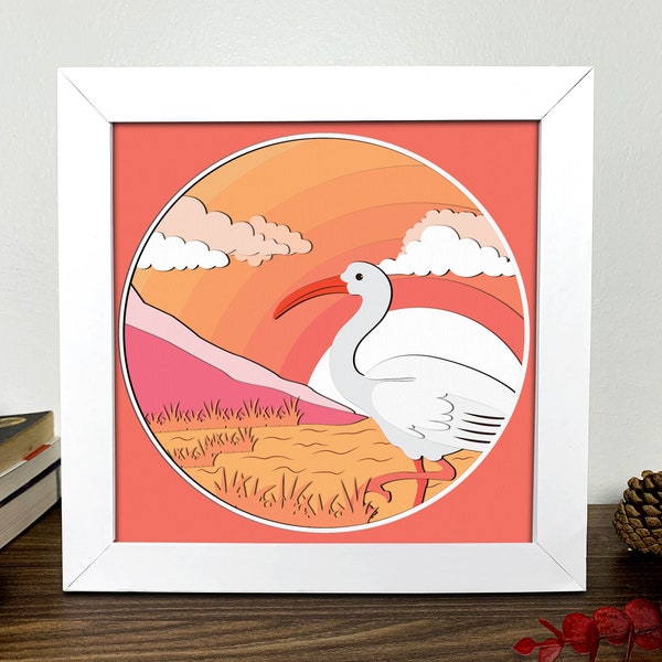 Birds Shadow Box Svg, Birds SVG ,Birds 3D Svg,Birds Box Svg,Birds Light Box Svg ,3D Layered Cardstock Art,Cricut,Silhouette