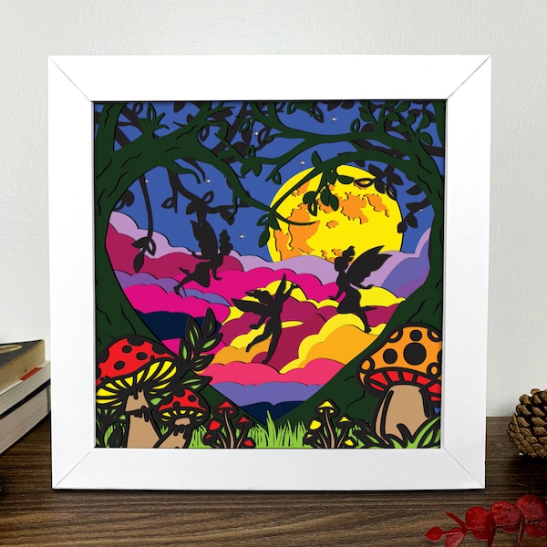 Angel Shadow Box Svg ,Angel SVG,Angel 3D Svg,Angel Flower Svg, Angel Box, Angel Light Box ,3D Layered Cardstock Art,Cricut,Silhouette