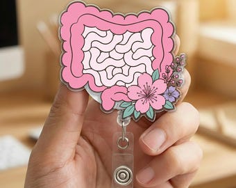 Portatarjetas de anatomía, portatarjetas médico floral, portatarjetas de esqueleto, portatarjetas de corazón, portatarjetas, portatarjetas de enfermera, regalo para el sector salud GAKN07-2