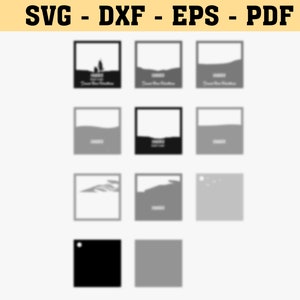 Jakku Desert Planet Inner Rim Territories Shadow Box Svg,jakku 3D Svg ...