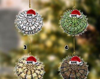 Personalized Ball Python Ornament 2025,Snake Christmas Ornament, Reptile Lover Gift, Exotic Pet Ornament, Snake Owner Holiday Decor G5PS05