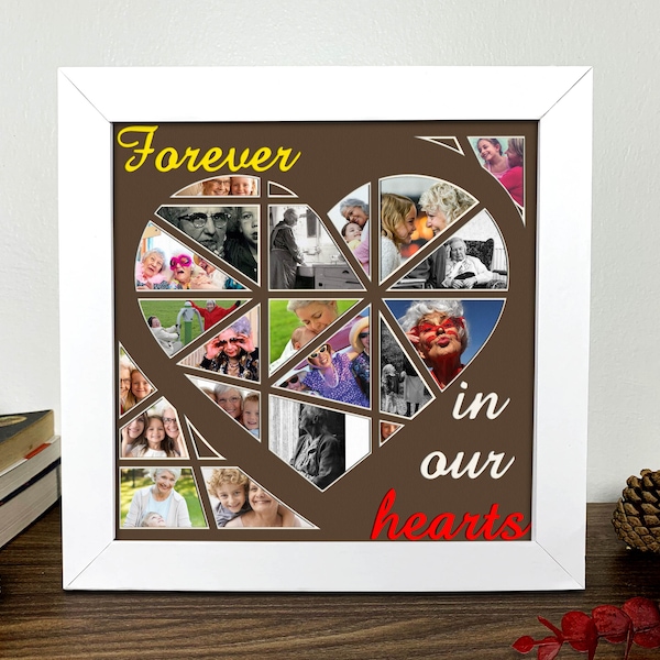 Customizable Memorial Shadow Box 3D Svg,Forever In Our Hearts Light Box 3D Svg,Customizable Memorial ,Memorial Box Svg,Layered Cardstock Art Customizable Memorial Shadow Box 3D Svg,Forever In Our Hearts Light Box 3D Svg,Customizable Memorial ,Memorial Box Svg,Layered Cardstock Art