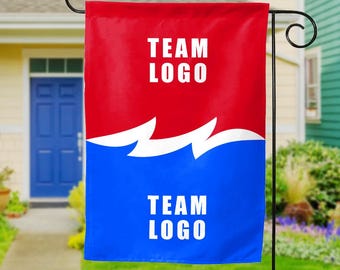 Custom House Divided Flag,College Football, Hockey,Basketball,Baseball, More Teams, Any Teams, Any League,Any College,Any Combination BYGL52