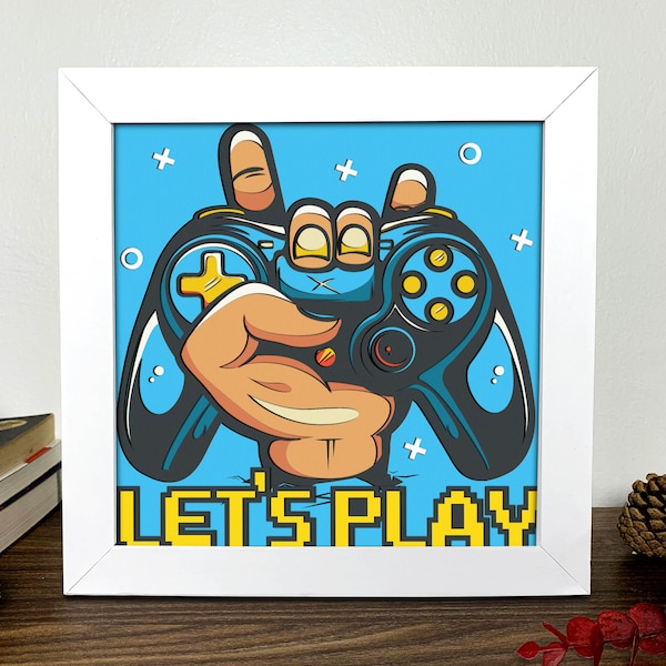 Video Game Shadow Box 3D Svg, Video Game 3D Svg ,Video Game 3D Box Svg, Video Game Light Box Svg ,Layered Cardstock Art, Shadow Box Template Video Game Shadow Box 3D Svg, Video Game 3D Svg ,Video Game 3D Box Svg, Video Game Light Box Svg ,Layered Cardstock Art, Shadow Box Template