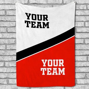 Custom House Divided Blanket,House Divided Sport Blanket,House Devided College Blanket,Basketball Team, Hockey Team, Sport Lover Gift NEX411