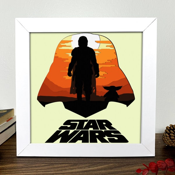 Star Wars Shadow Box Svg , Star Wars SVG , Star Wars 3D Svg , Star Wars Box , Star Wars Light Box , Mandalorian Svg , Mandalorian 3D Star Wars Shadow Box Svg , Star Wars SVG , Star Wars 3D Svg , Star Wars Box , Star Wars Light Box , Mandalorian Svg , Mandalorian 3D