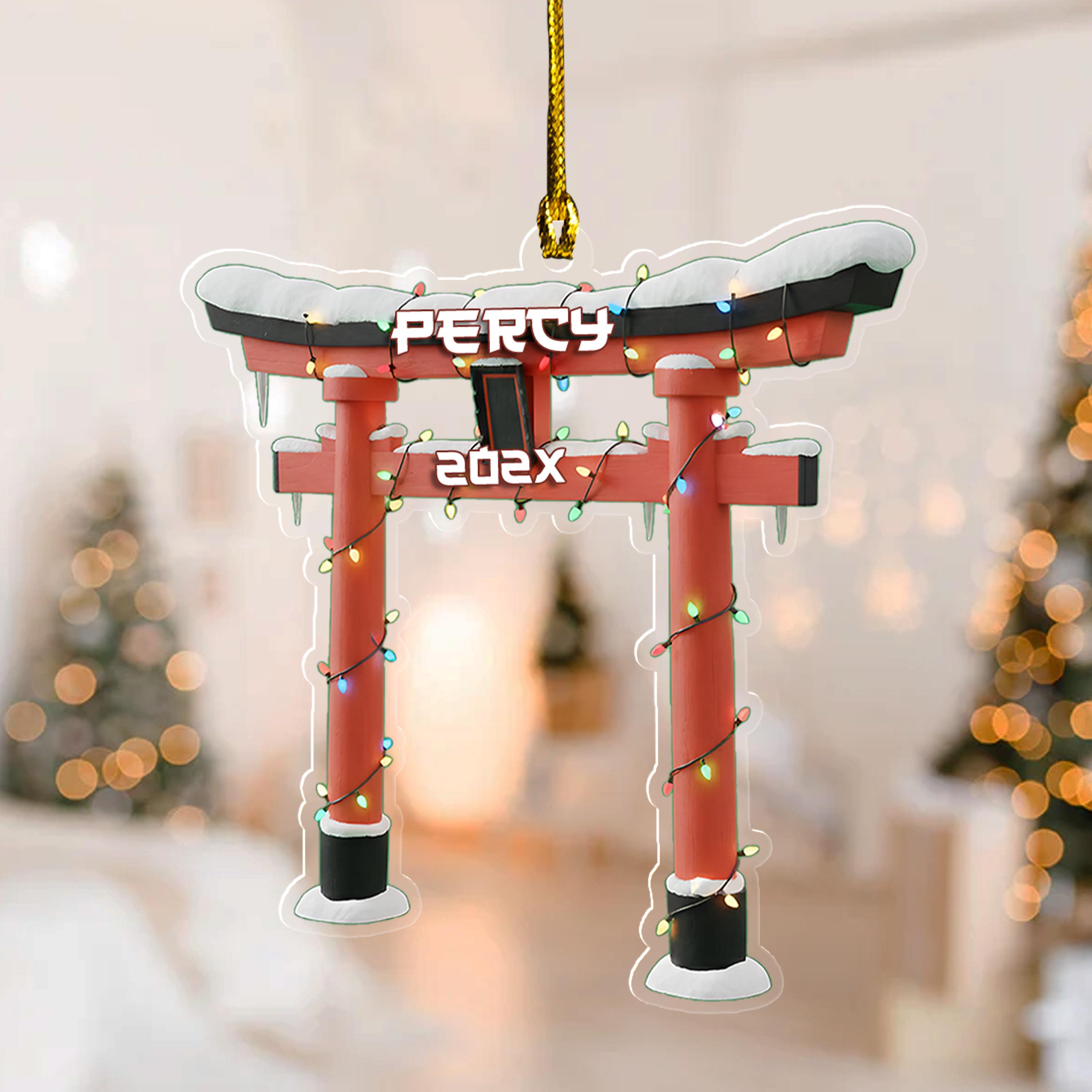 Torii Gate Christmas Ornament - Etsy