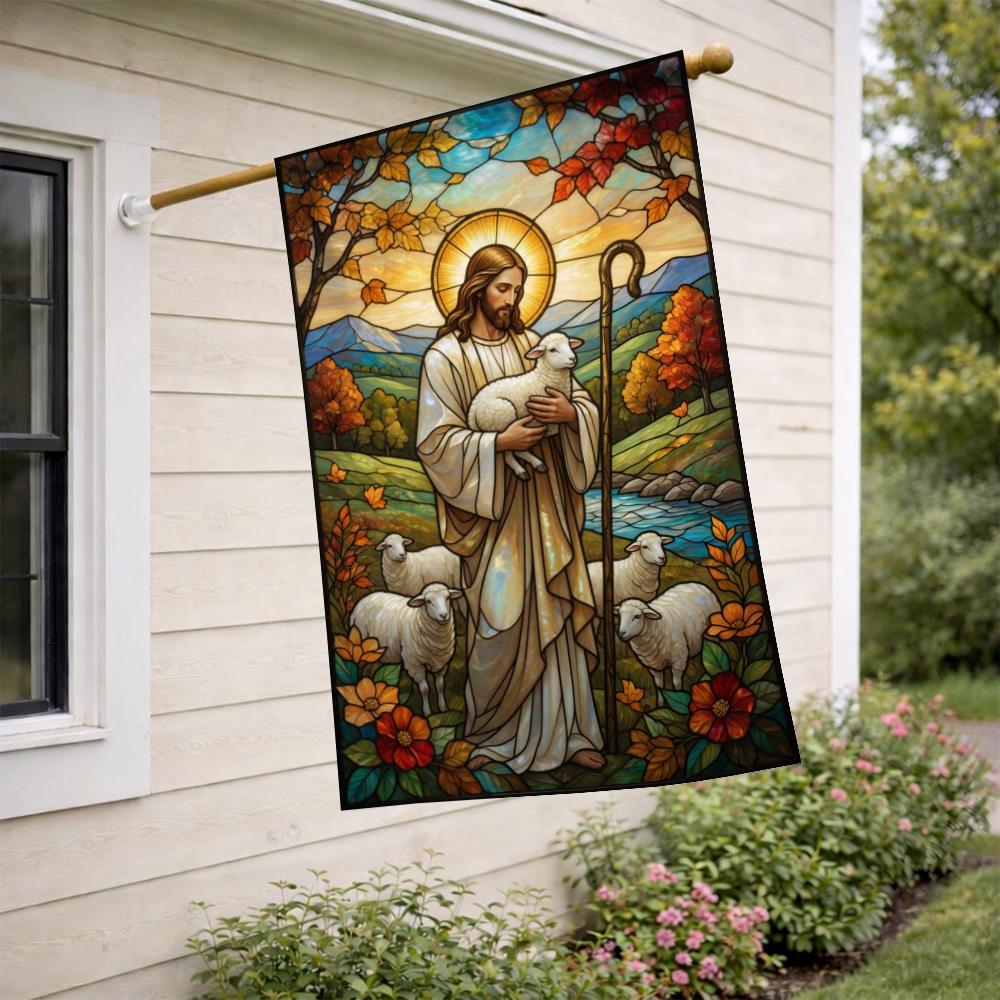 Jesus Good Shepherd Stained Glass - Etsy
