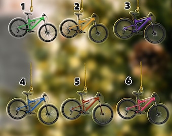 Personalized Bicycle Christmas Ornaments, Cycling Ornament, Bicycle Gift, Christmas Gifts For Bicycle Rider, Bike Xmas D2L334