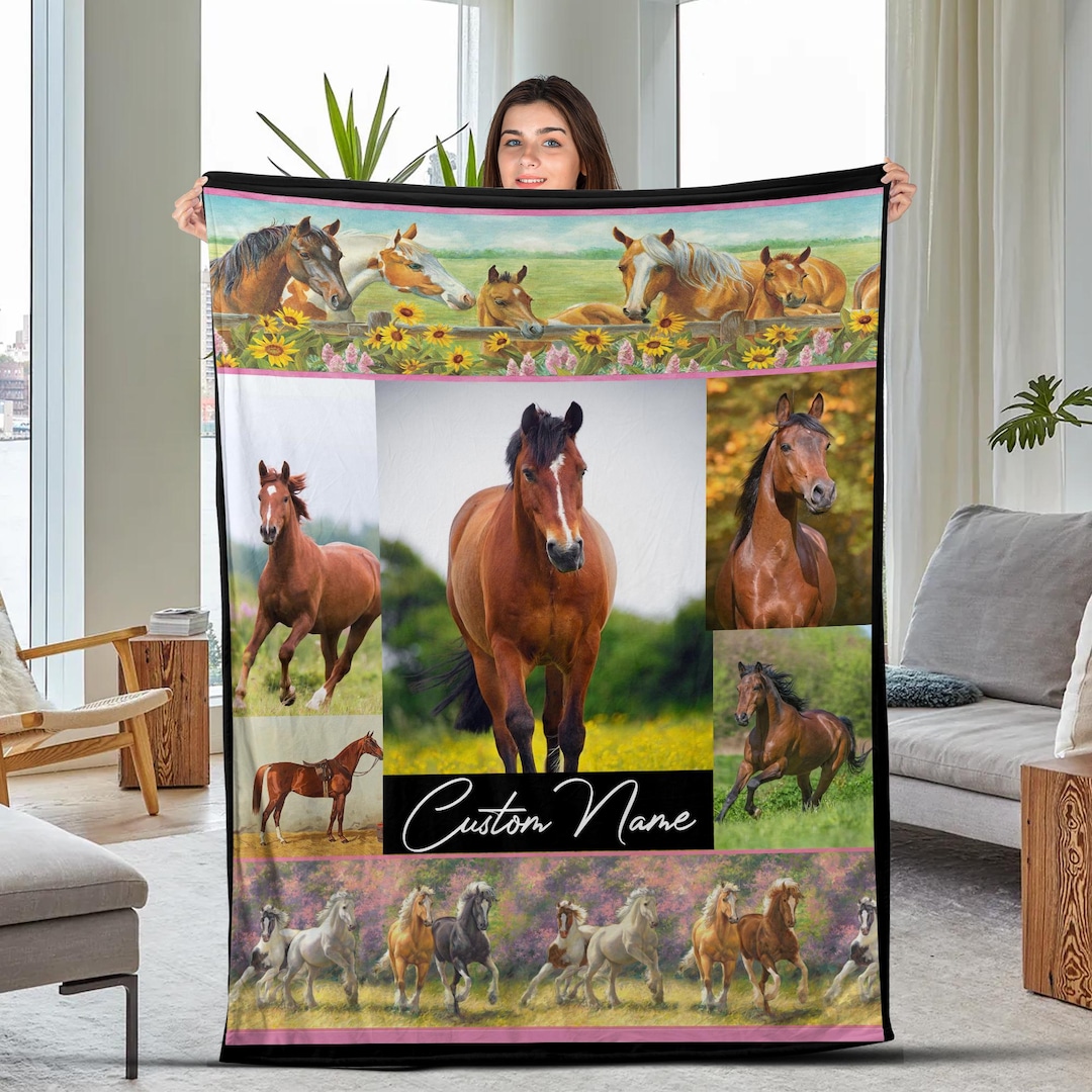 Mon Ami Designs TRUFFLES HORSE HOODED BLANKET main image 1