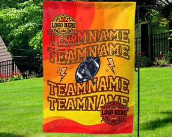 House Divided Garden Flag, Custom House Divided Football Garden Flag, Sport team Flag, Sport Gift for Husband, College Football Fan D2LK02
