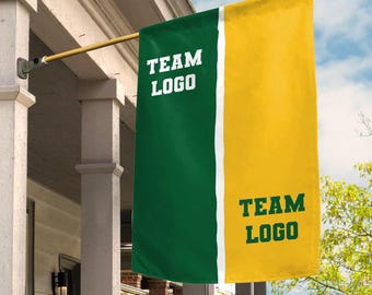Custom House Divided Garden Flag, House Divided Football Metal flag, House Divided College Round Sign, Team Gift, Sport Lover Gifts G5OY01-8