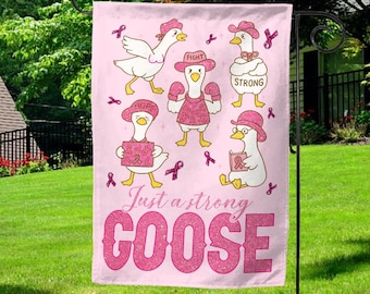 Breast Cancer Awareness Garden Flag/Breast Cancer Pink Flag/Breast Cancer Ribbon Flag/Breast Cancer Women Survivor Flag G5ME01