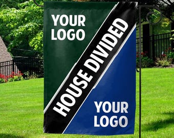 Custom House Divided Flag, Custom Flag, House Divided Flag, Flag, Country Flag, School Flag, Flag BYGO40