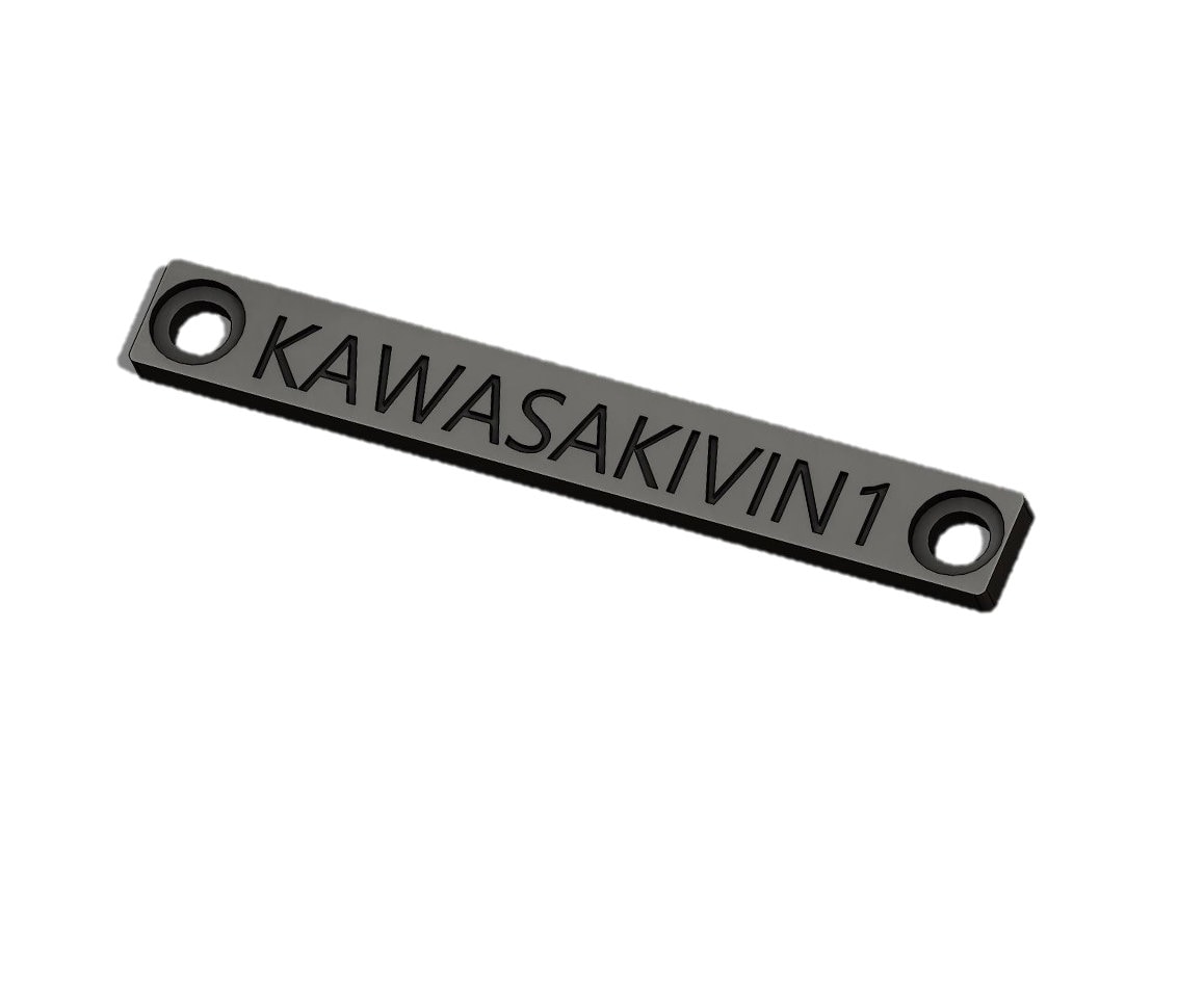 Jet Ski Hull Custom Identification Number HIN VIN Plate Yamaha Etsy