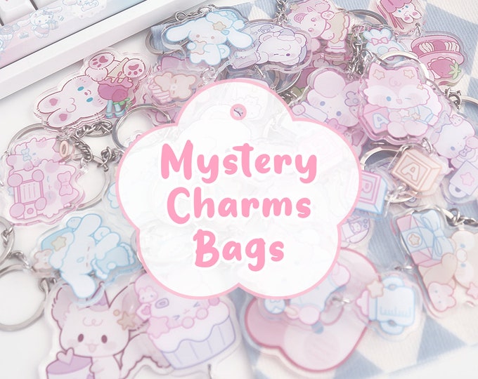 Mystery Charms Blind Bags | Kawaii cute animals Keychain