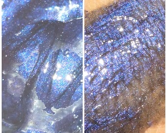 Moody Blue  Purple Lip Gloss, Shimmer Lip Balm
