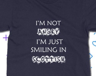 Sourire en T-shirt écossais - Écosse T-shirt | Tee-shirt pour adultes unisexes à coupe classique