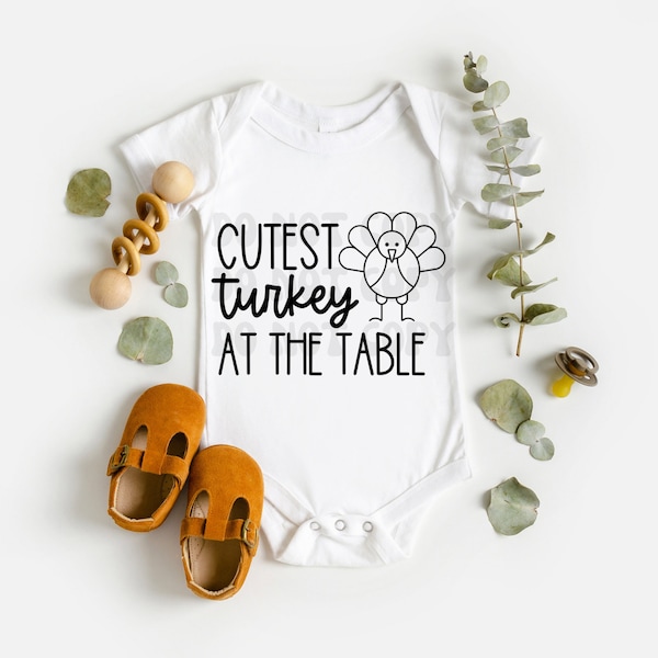 Cutest turkey at the table svg, thanksgiving svg, turkey day svg, Turkey svg, fall svg, cut files, silhouette cricut, svg designs, Svgs