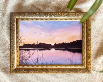 Rio Grande River Art Print: New Mexico Bosque Landscape