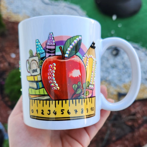 Taza Maestra personalizada, Taza de café Maestra, Regalos Maestra, Regalo de agradecimiento al maestro, Taza de café para maestra con nombre