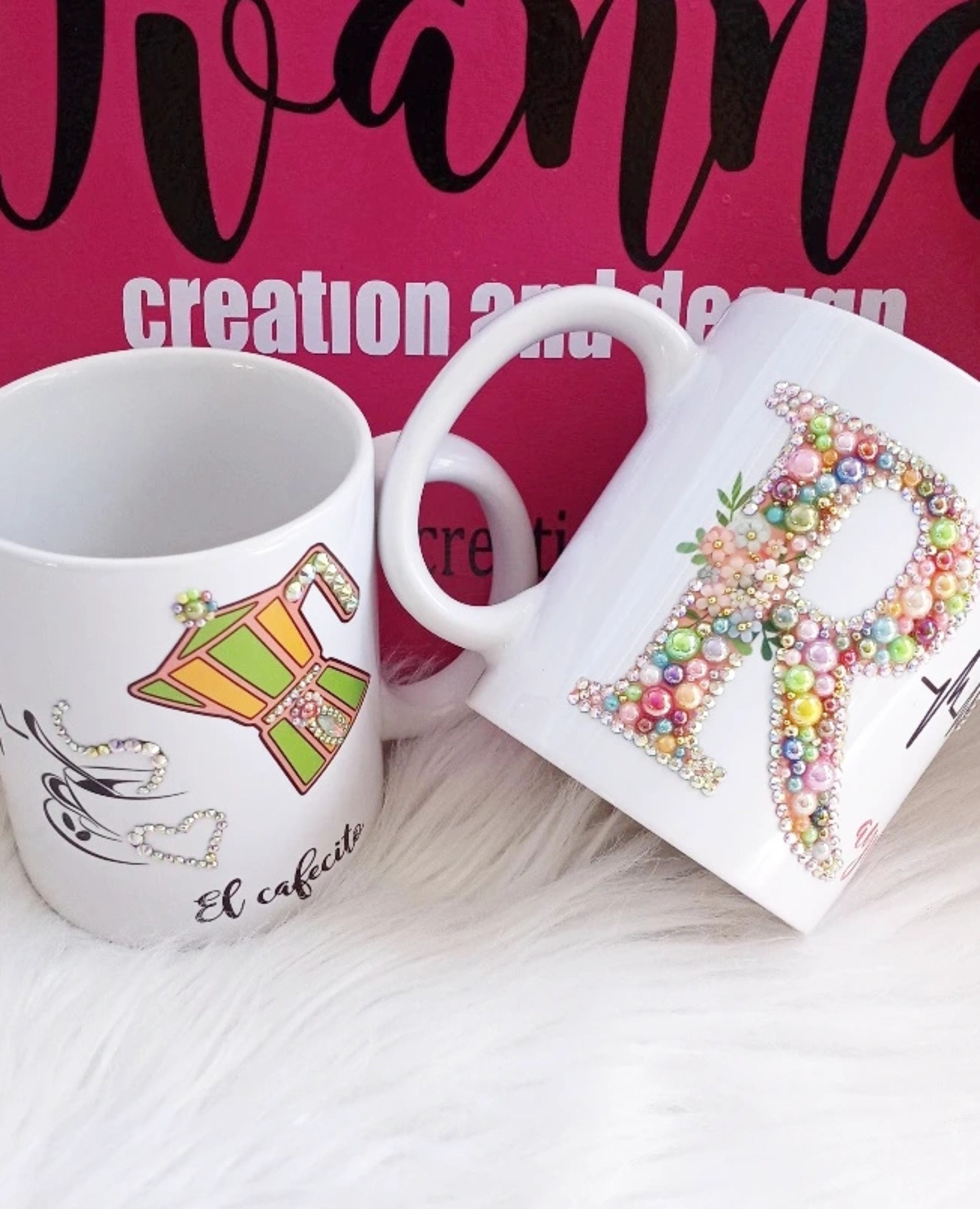Taza de plata Rosa exquisita personalizada taza personalizada DIY estampado  foto texto logo taza de café dados a amigos familia regalo creativo -  AliExpress