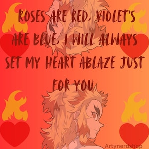 Carta de amor digital de Rengoku