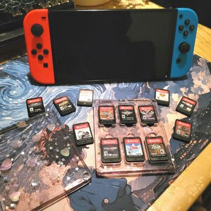 Estuche de resina personalizable para 6 juegos de Nintendo Switch