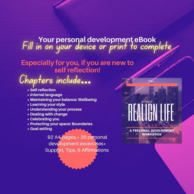 Realign Workbook The Realign Life Project - Etsy