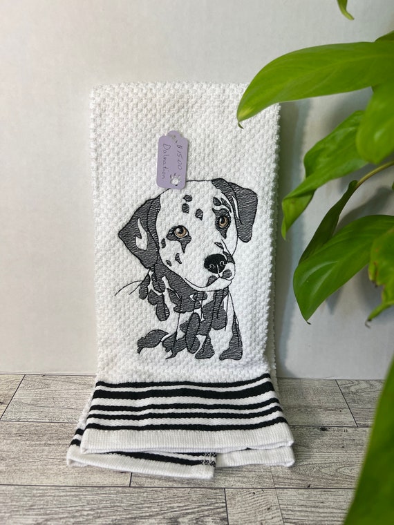 Dalmatian Towel Etsy