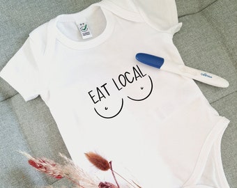 Babybody "eat local" | Biobaumwolle