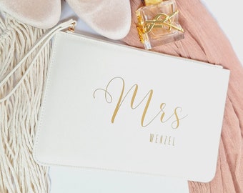 Personalisierte Brauttasche | Clutch für die Braut | Handtasche für Hochzeit