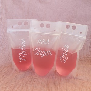 Drinking packet personalized JGA Bachelorette party wedding festival image 3