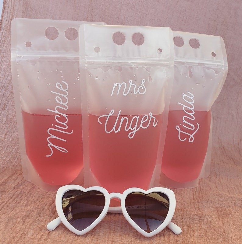 Drinking packet personalized JGA Bachelorette party wedding festival image 5