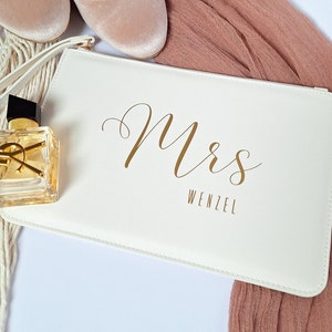 Personalisierte Brauttasche Clutch für die Braut Handtasche für Hochzeit Bild 5