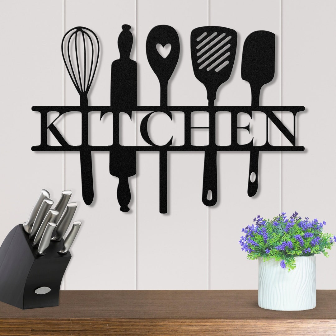 Kitchen Sign, Custom Metal Sign, Kitchen Decor, Metal Kitchen Sign